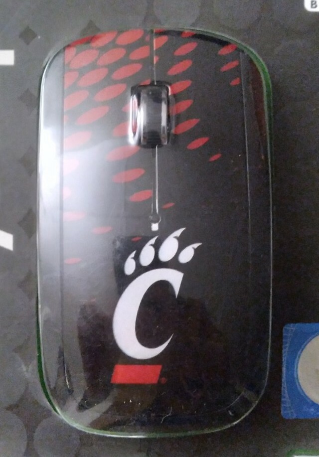 CINCINNATI BEARCATS Wireless Optical Mouse 2.4G Windows / Mac College AAC