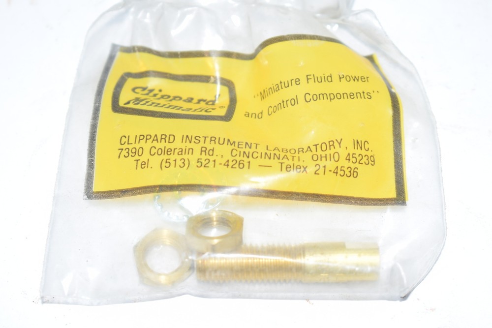 NEW Clippard Cincinnat1.0 Brass Valve Fitting