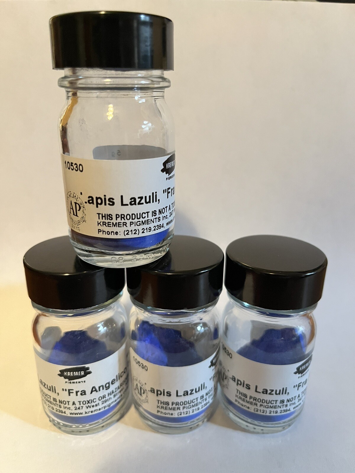 Lapis Lazuli Purest Pigment By Kremer Paint 10g Glass Bottle New / Unused 10530