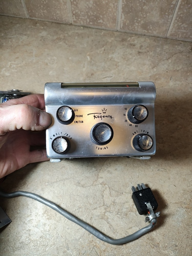 Rare 1956-57 Regency ATC-1 80-10 Meter Transistorized Converter +++