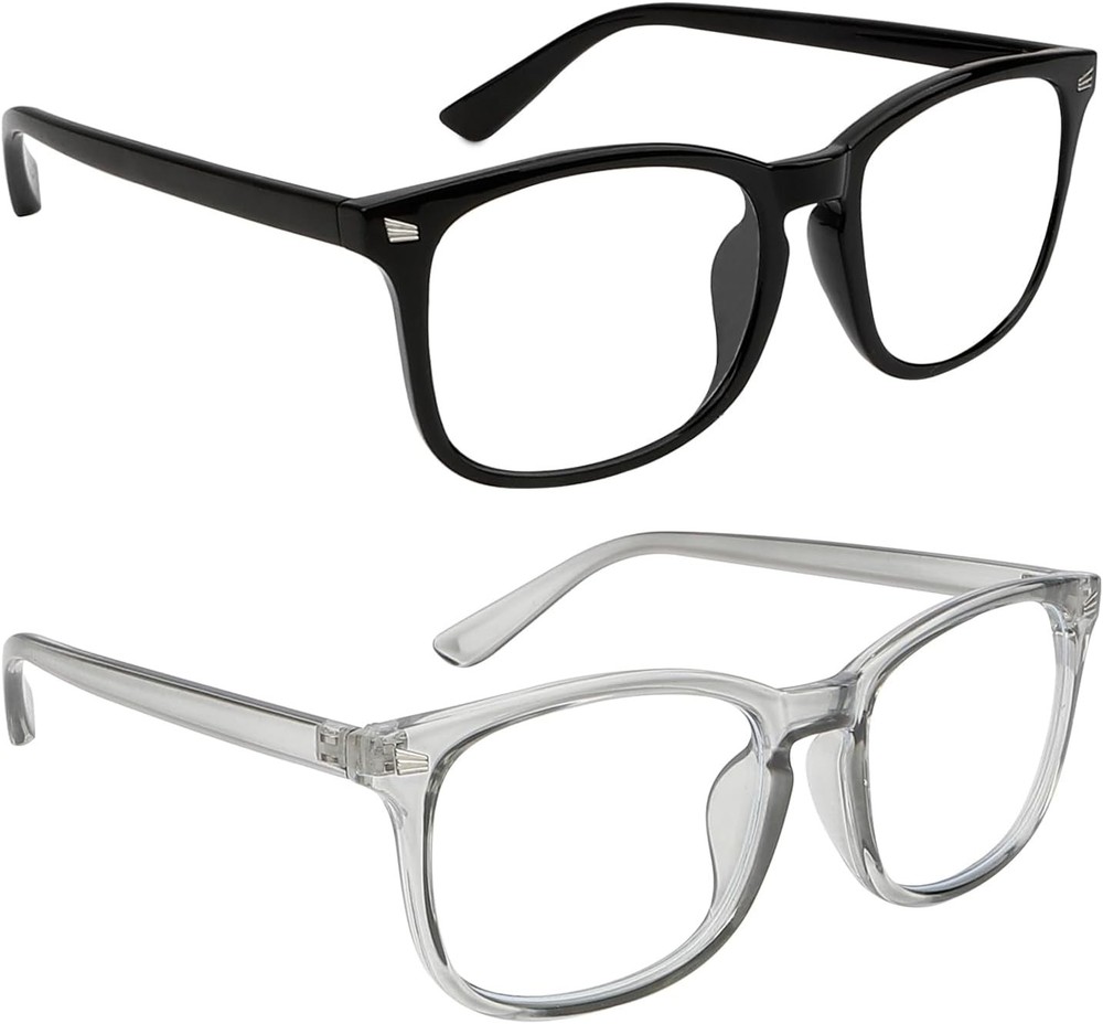 1/2 Pack Blue Light Blocking Glasses Men Blue Light Glasses for Computer Gaming
