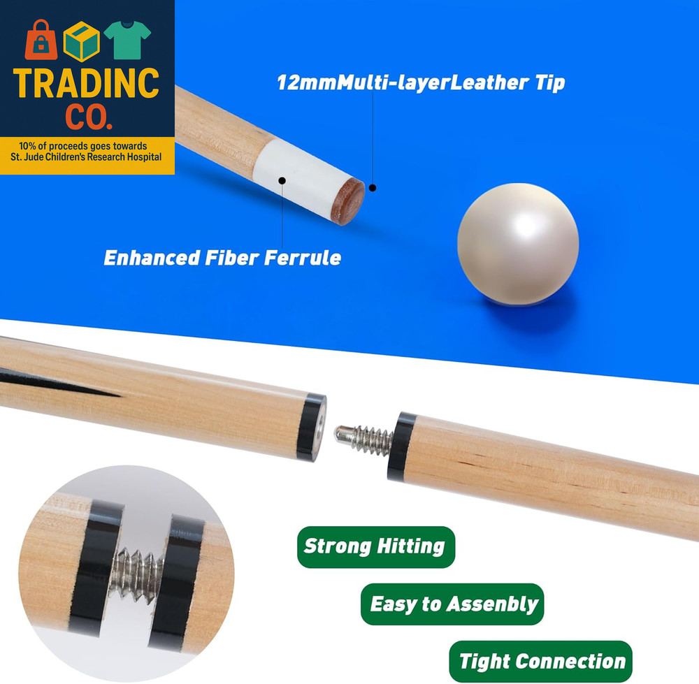 Pool Balls Billiard Set, Pool Table Accessories Kit, Complete Billiard Game Kit,