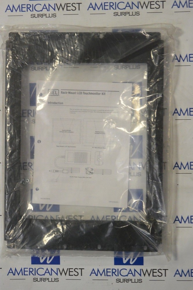 SEL 900-0035A   Rack Mount LCD Touchmonitor Kit  New Surplus