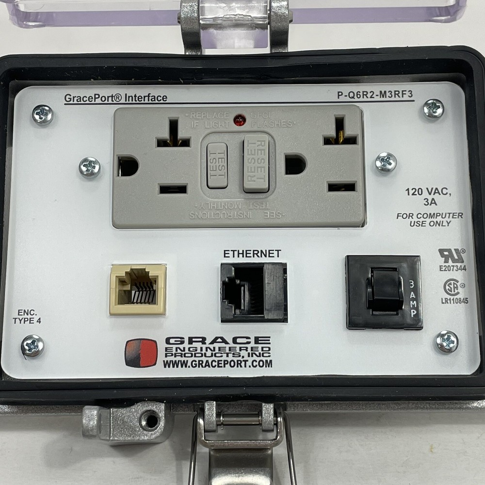 Grace Engineering P-Q6R2-M3RF3 Remote Access Interface 12/4 RJ12 Ethernet GFCI