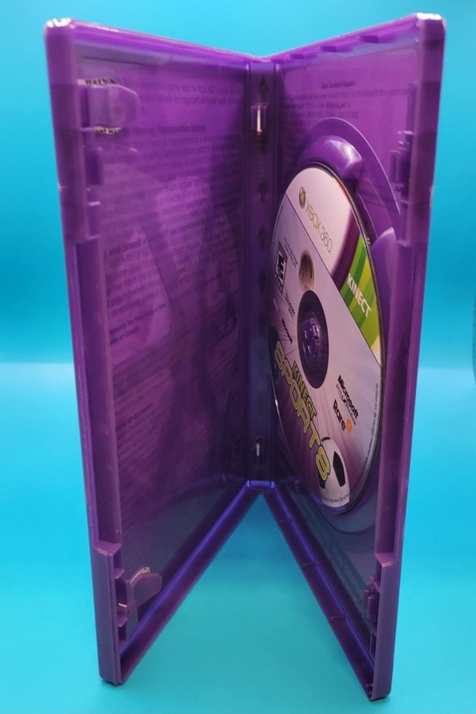 Microsoft Kinect Sensor Black 1414 XBOX 360 Bundle 3 Games - Tested & Working