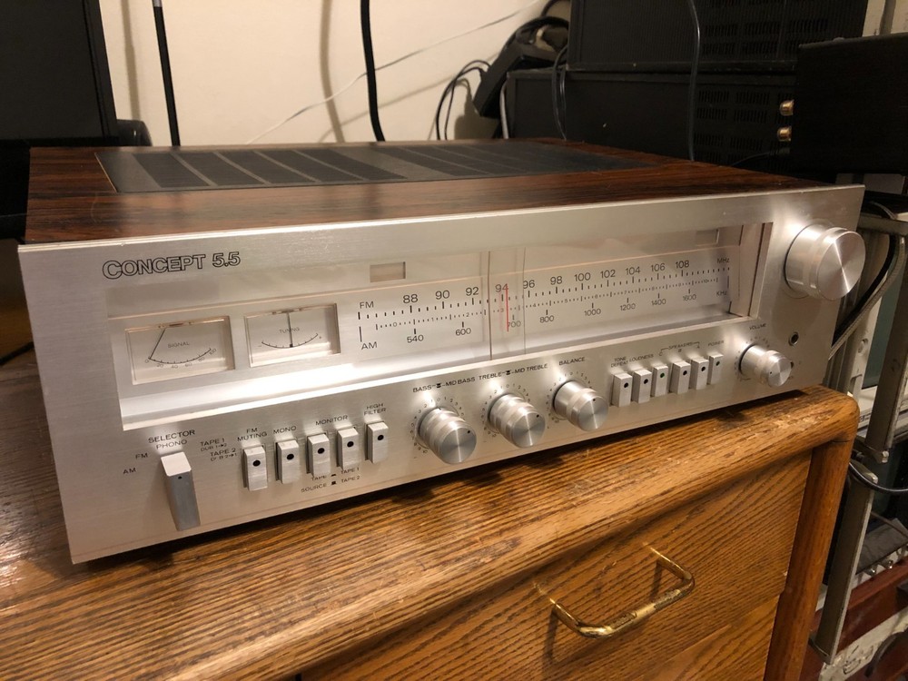 Working Concept 5.5 Receiver / Pacific Stereo w/ Phono Input