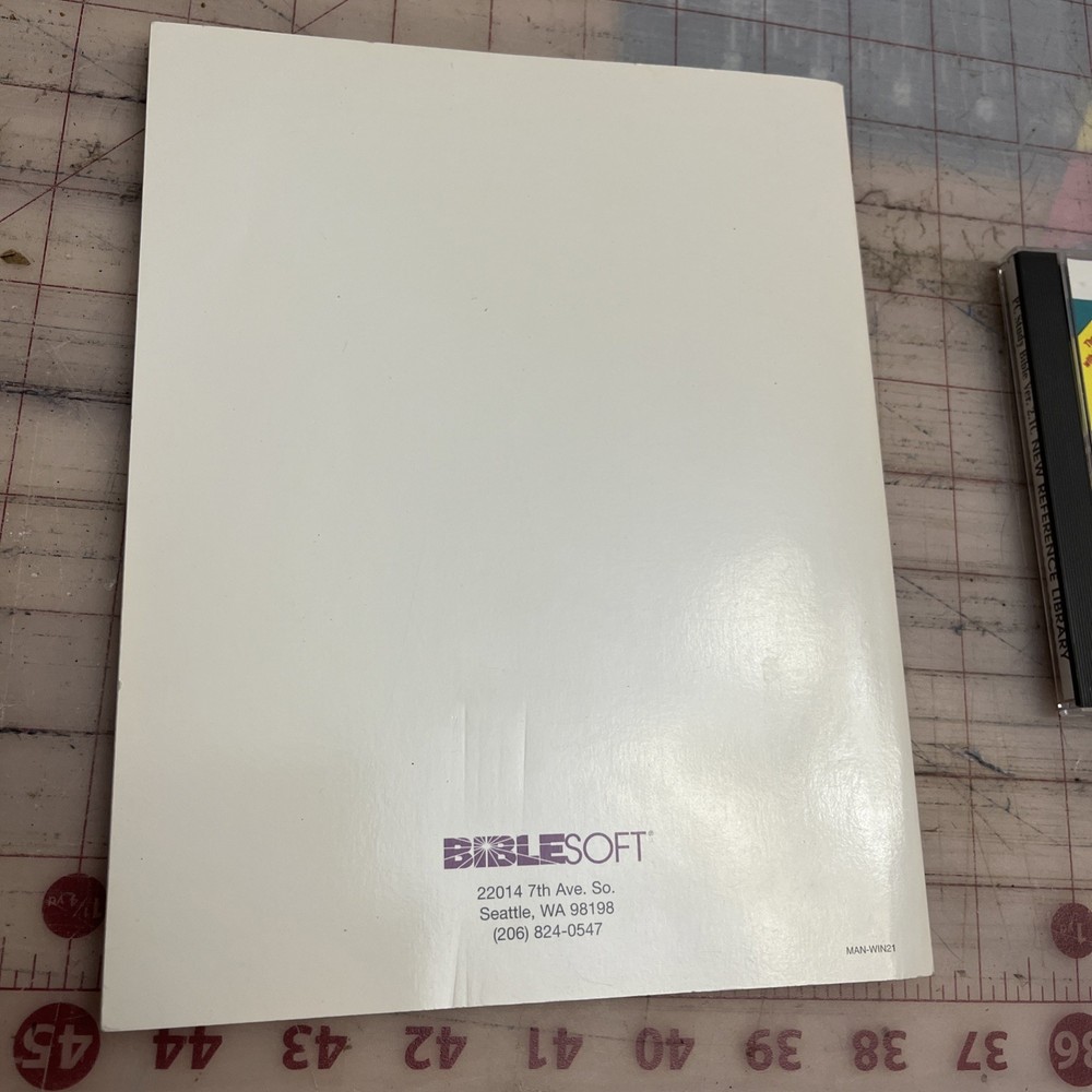 Study Bible PC Biblesoft CD ROM Version 2 Windows New Reference Library