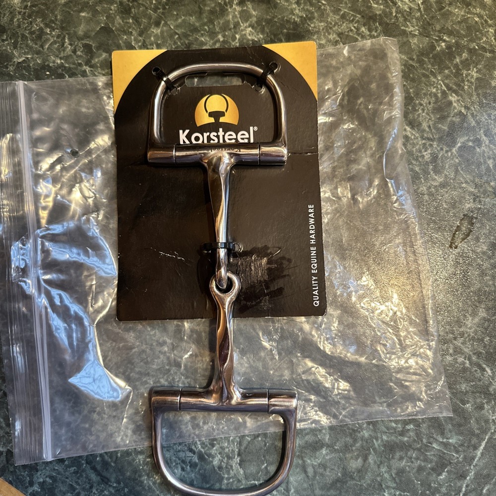 Korsteel 5” Slow Twist Ring Snaffle Bit