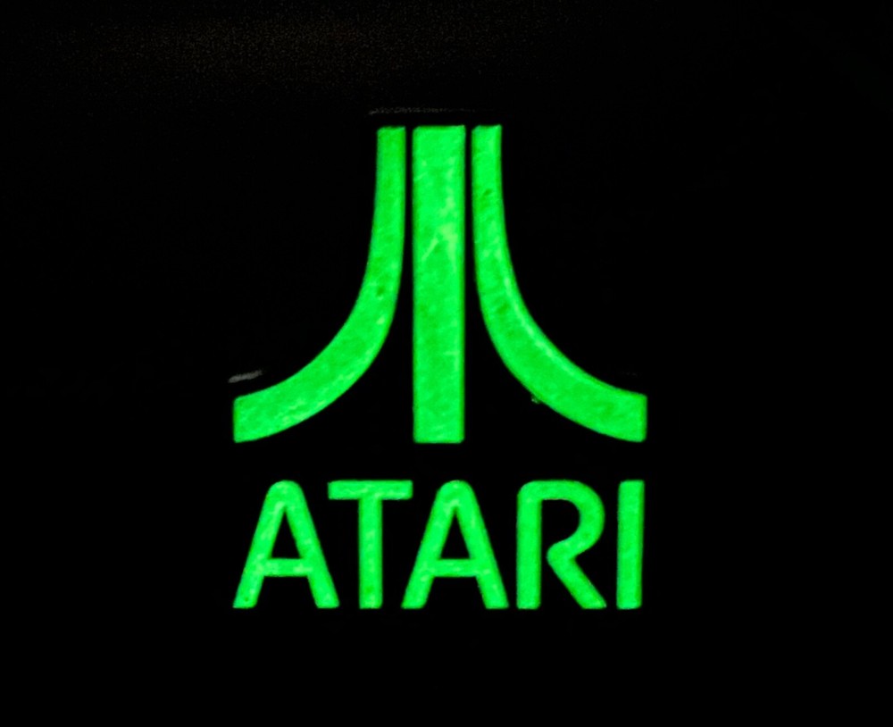 *NEW* Atari Logo glow-in-the-dark lapel pin