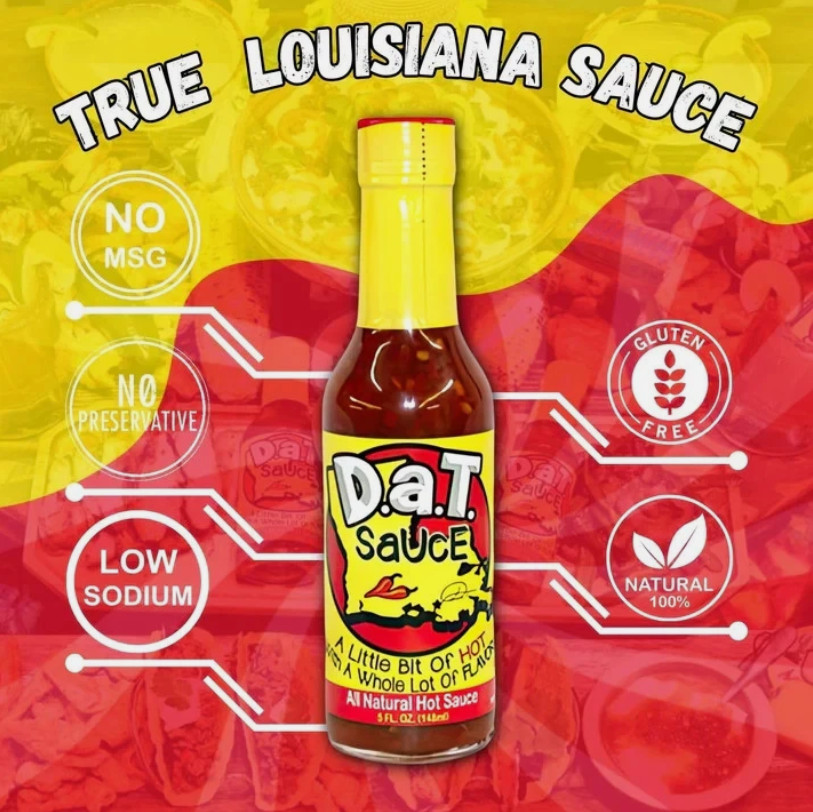 Dat Sauce Hot All-Purpose Sauce 5 oz