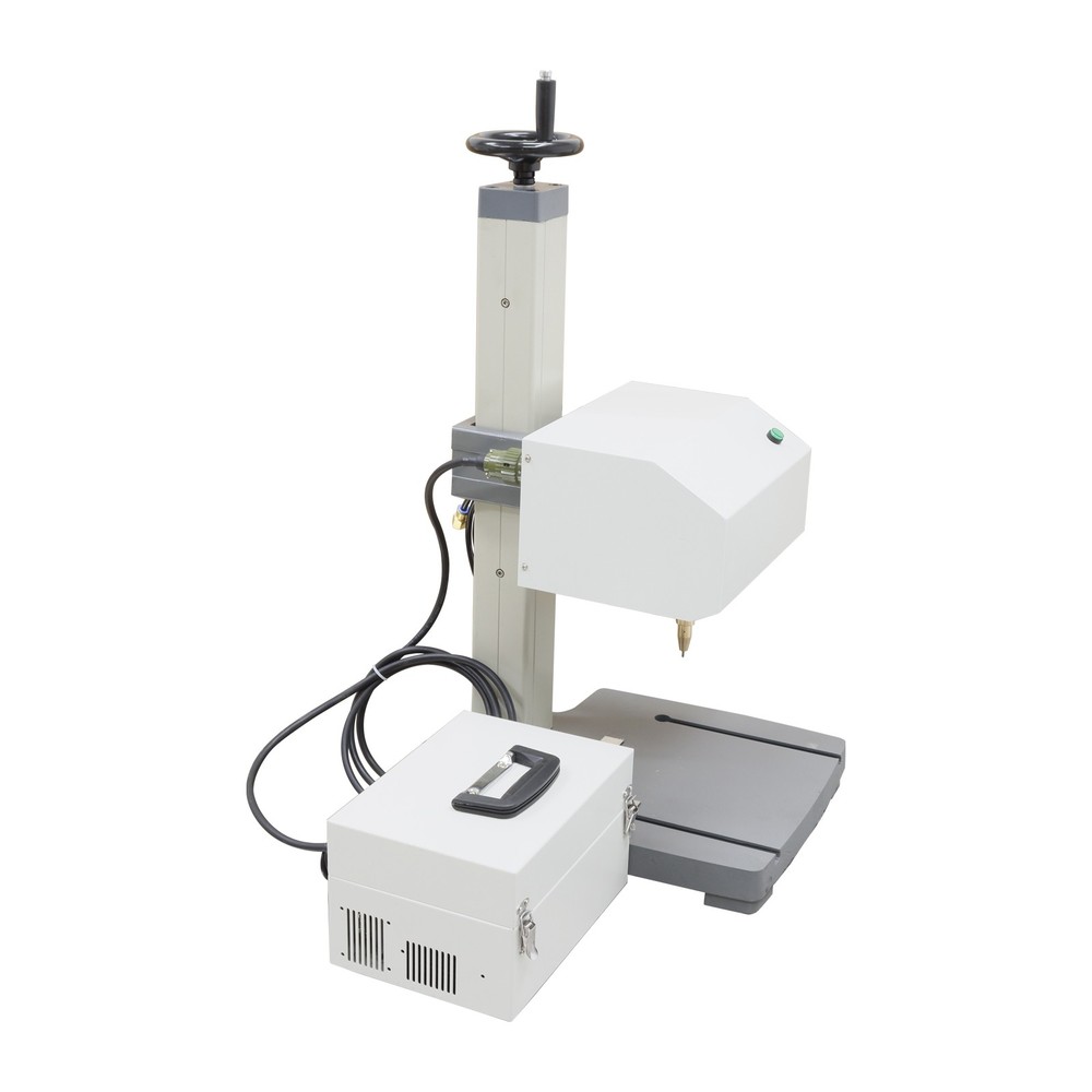 Metal Marking Machine 7in Pneumatic Dot Peen Marking Machine + Rotary Attachment