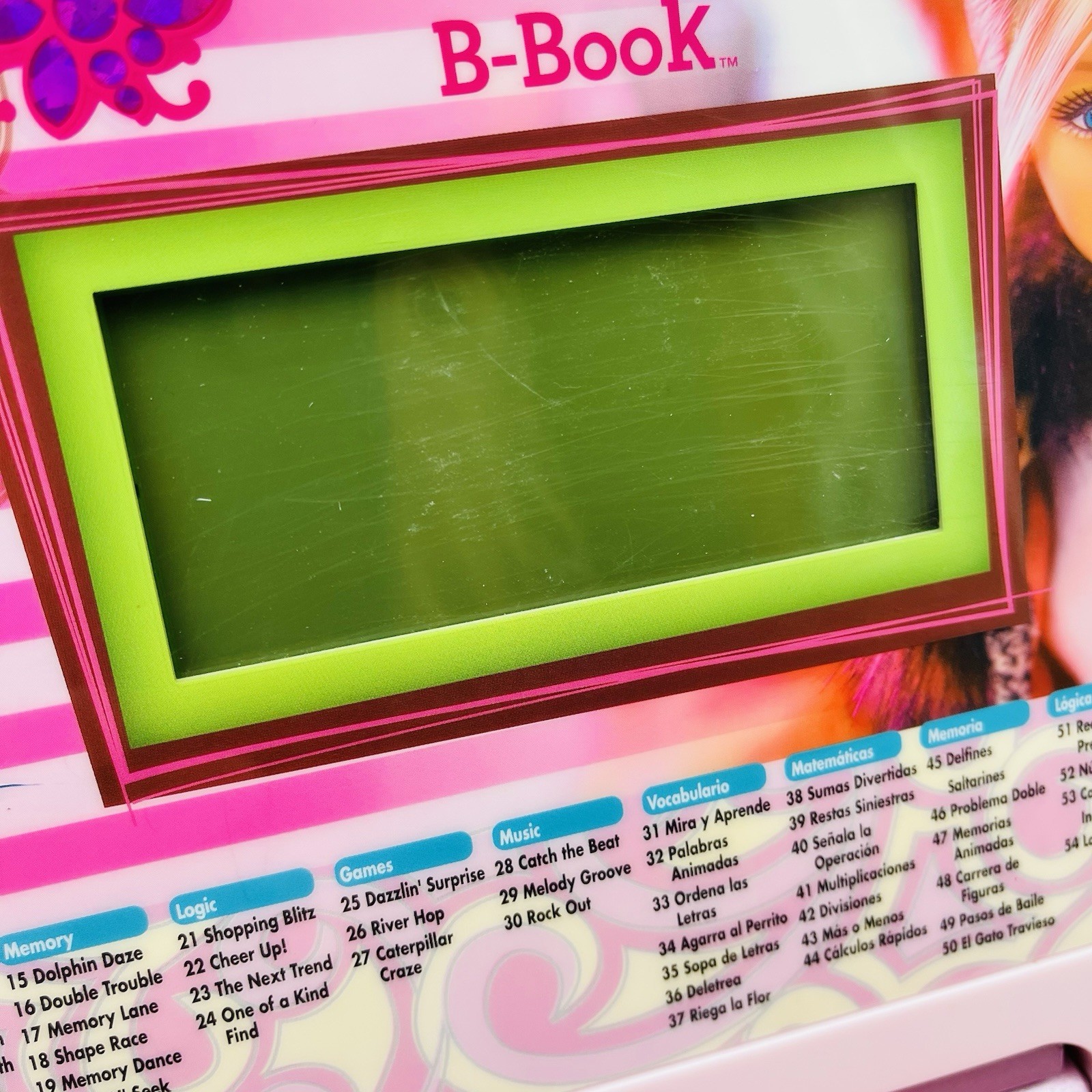 Barbie B-Book Learning Laptop by Oregon Scientific Tested Works Vintage Toy Read