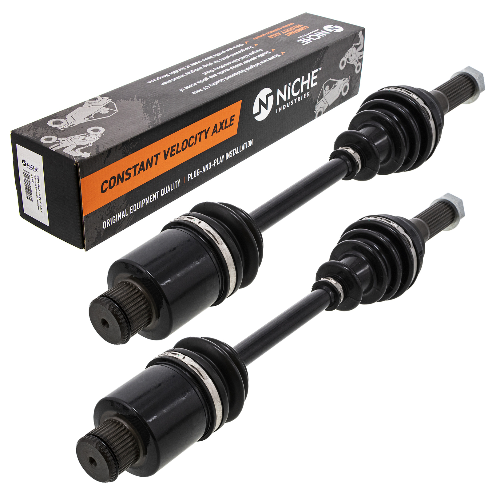 NICHE Rear CV Axle Drive Shaft for Polaris Sportsman 800 500 Hawkeye 400 2 Pack