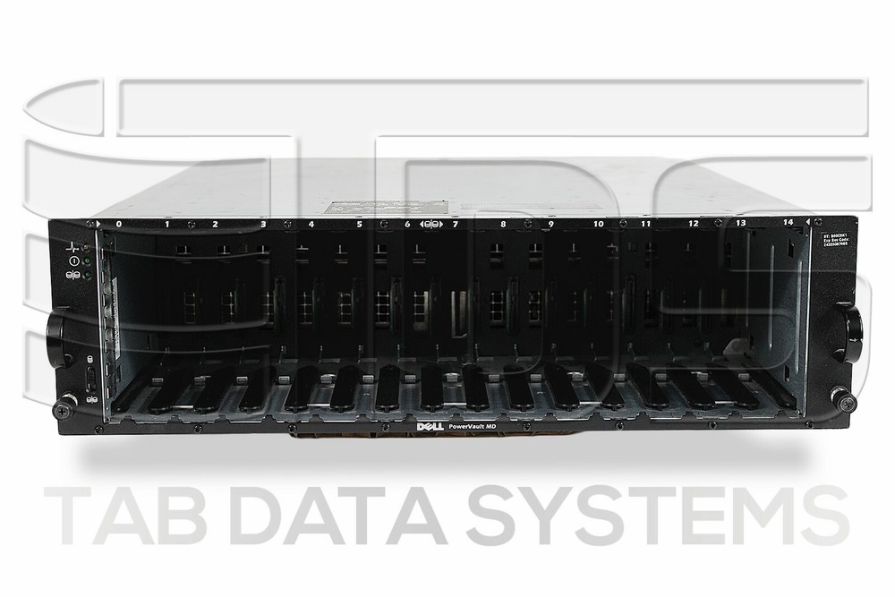 Dell PowerVault MD1000 AMP01 Disk Array Chassis Only