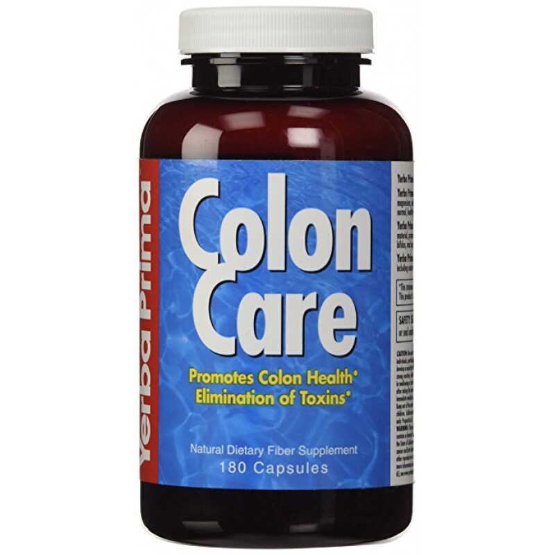 Yerba Prima Colon Care Capsules, 180-Count