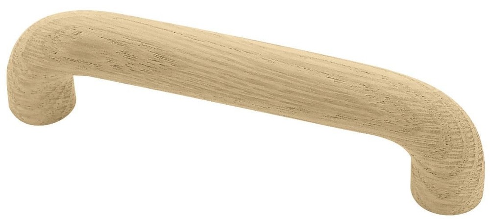 3-3/4" Oak Wood Cabinet Pull