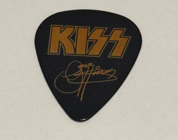 KISS Gene Simmons Signature Guitar Pick Tour Concert Stage Halloween Plectrum