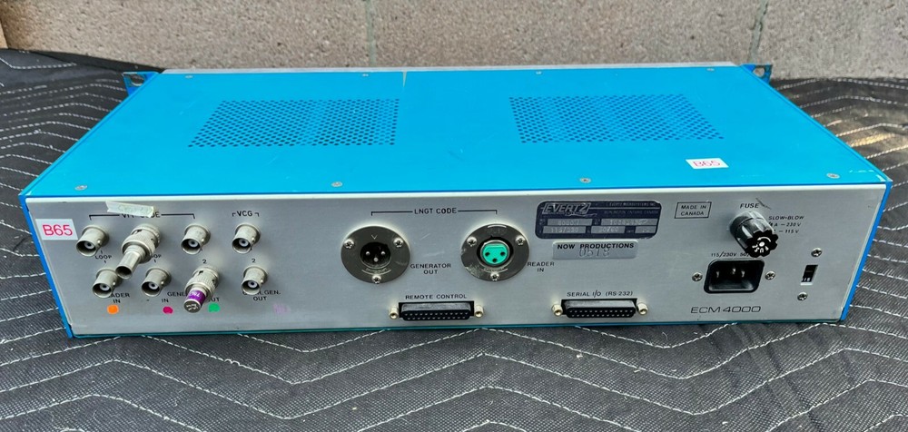 Evertz 4000 Edit Code Master LTC/VIT