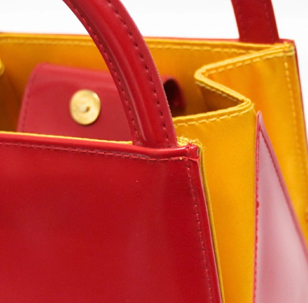 GIVENCHY Vintage Mini Handbag PVC Red 73290