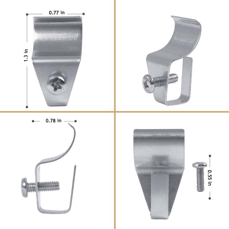 HOLACA Vinyl Siding Hooks for Home Security Camera Siding Mount for Arlo Pro