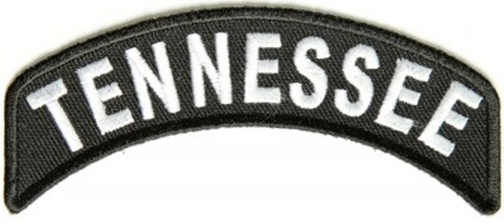 Tennessee Mini Rocker Motorcycle Patch Biker Patch