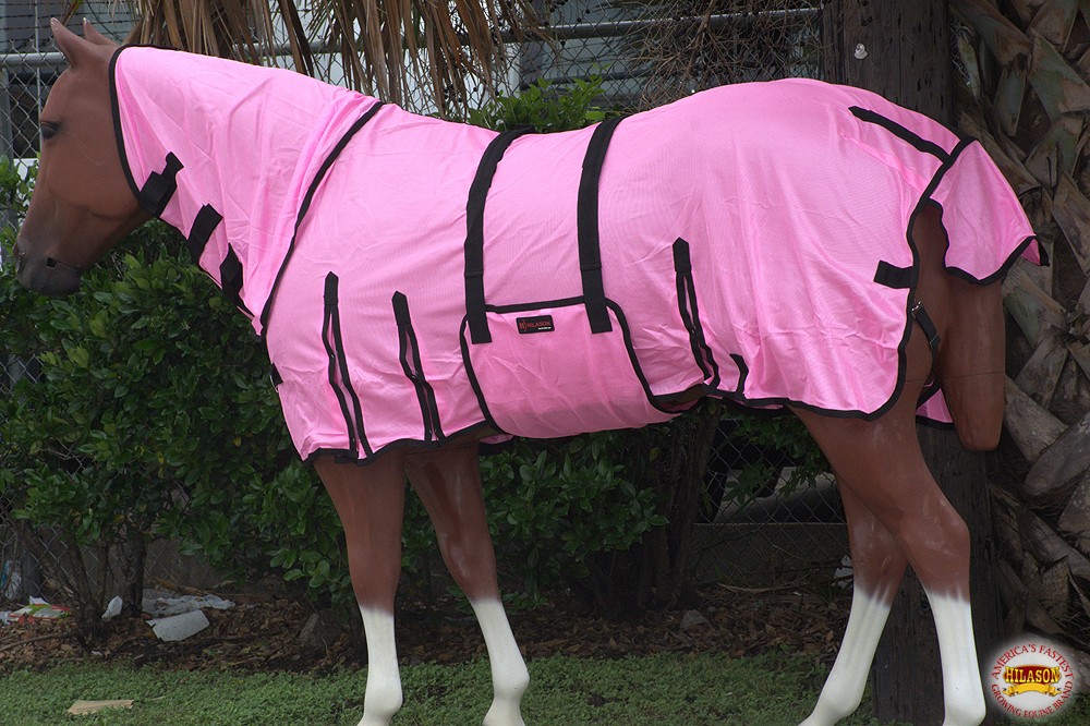 HILASON Horse Fly Sheet UV Protect Breathable Mesh Bug Mosquito Spring | Summer