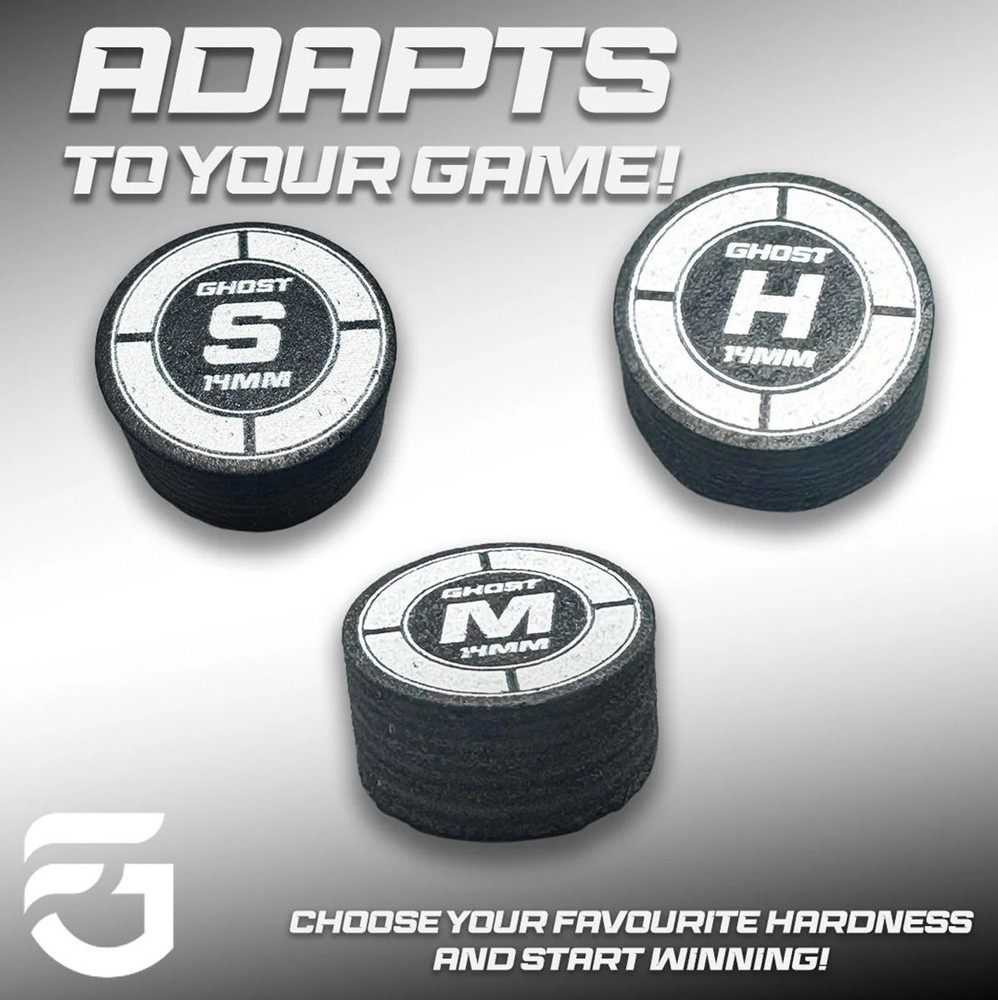 (1) Ghost Black Playing Tip - Fedor Gorst (Soft)