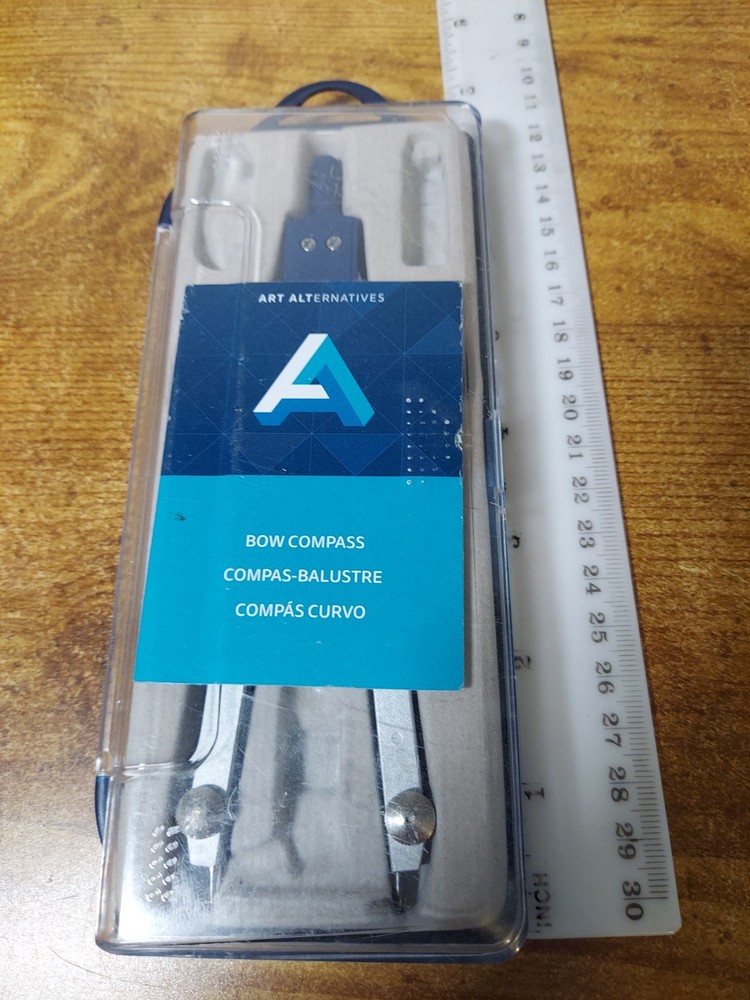 Art Alternatives Bow Compass Set in Plastic Case AA27175