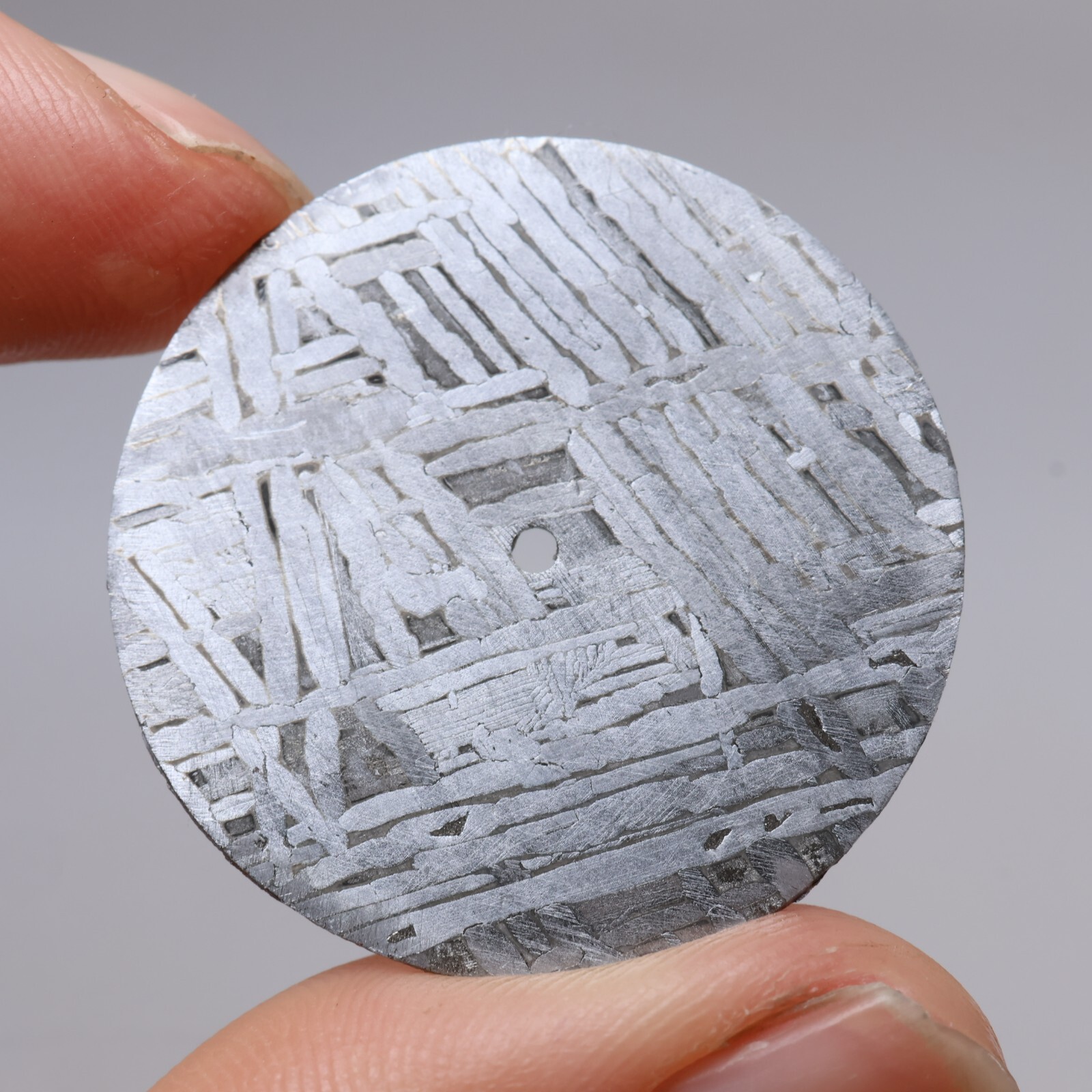 Meteorite Dial,Diameter 28.6MM, Natural Meteorite Circular slice