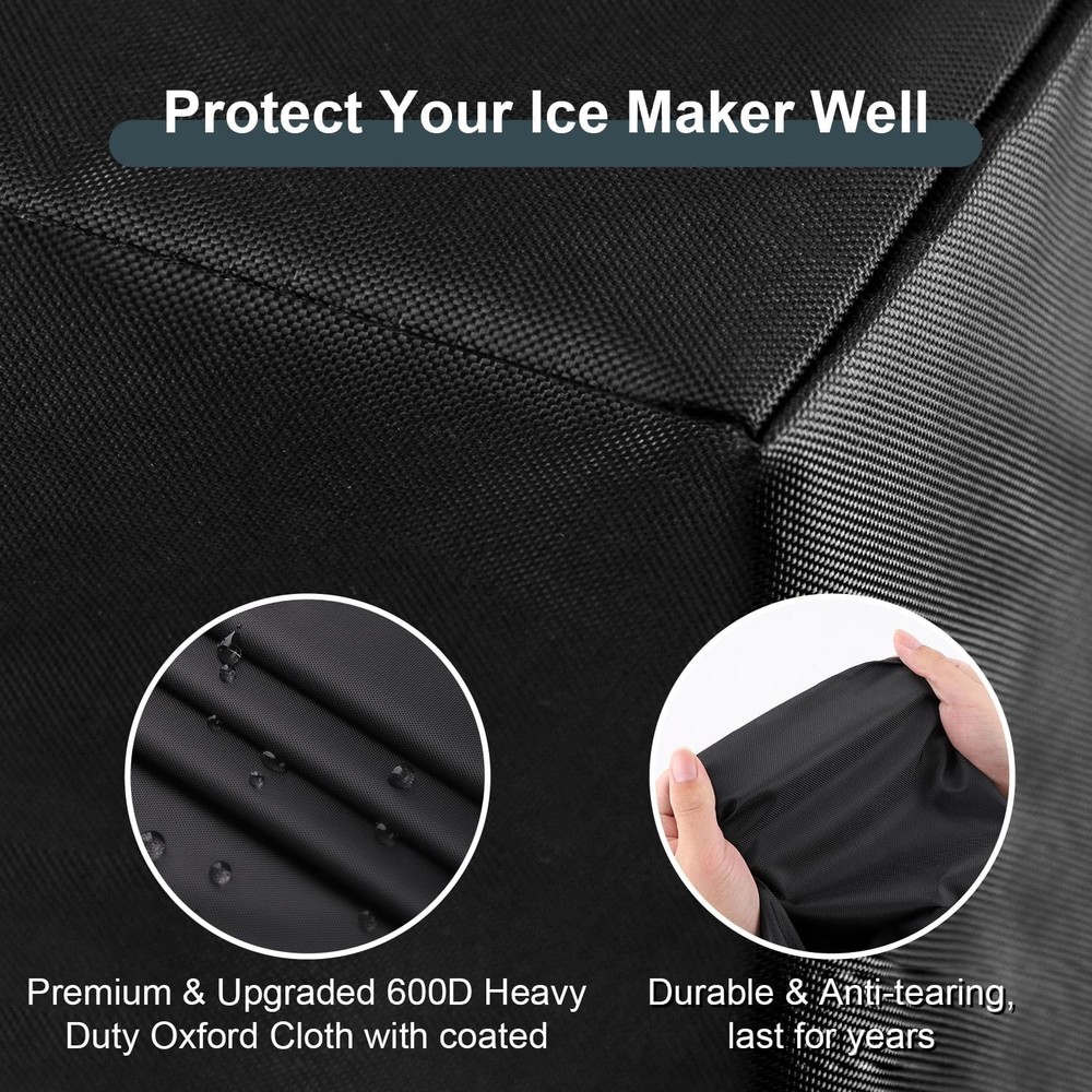 Ice Maker Cover, Universal Waterproof Shield for Rice Cooker Bread Machine an...