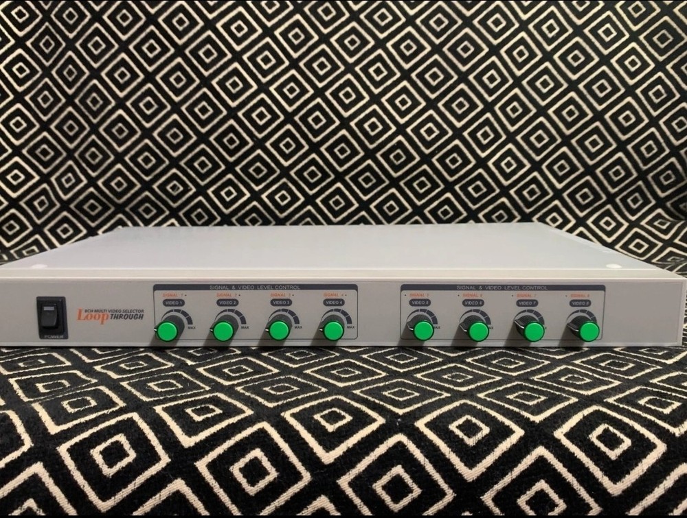 Eyemax 8CH Multi Video Selector Loop Through - 100% Working (Tested)