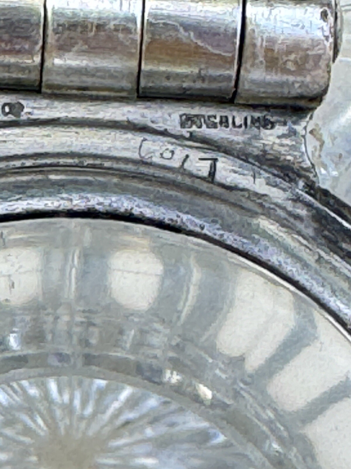 19th Century Tiffany & Co Sterling Silver and Cut Crystal 3.75” Inkwell and Cap