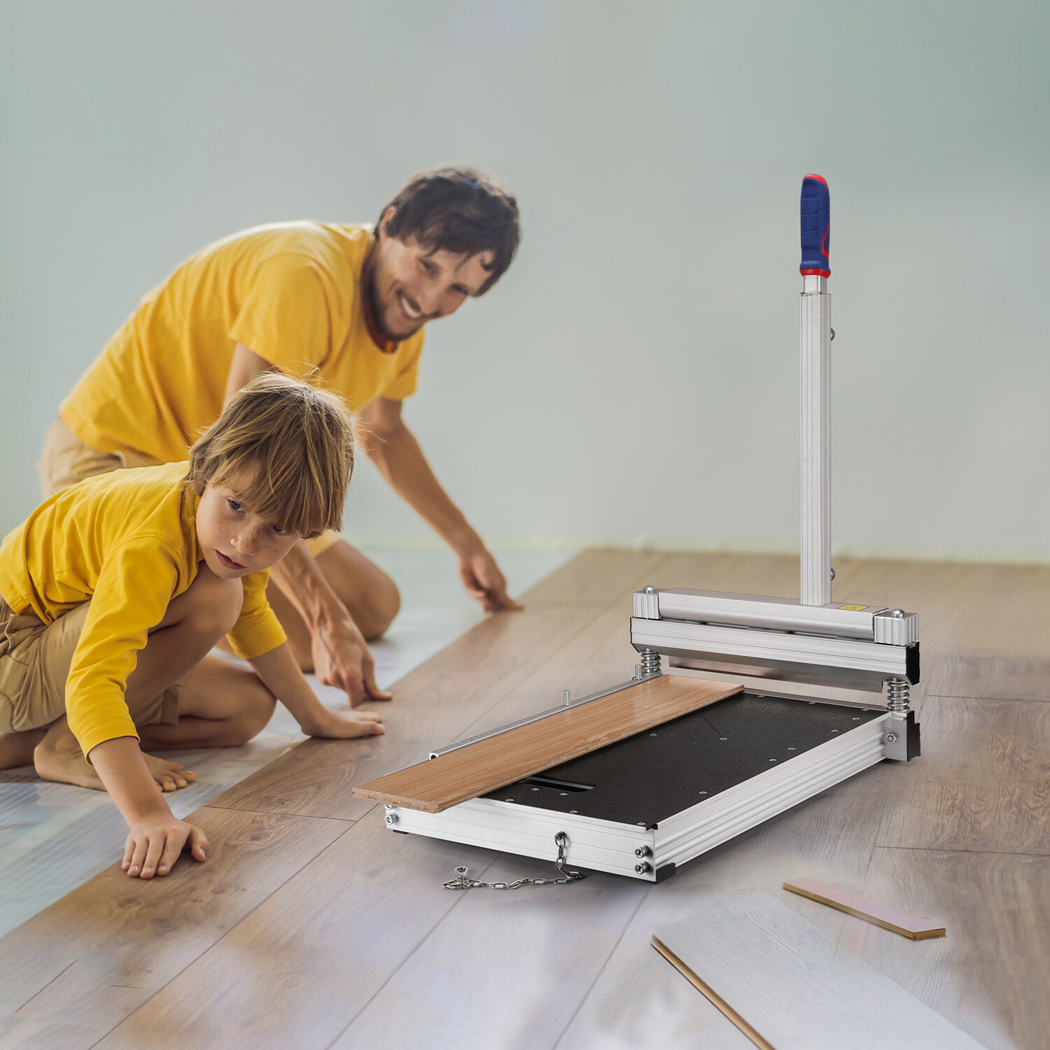 WORKPRO 13" Laminate Floor Cutter Vinyl Floor Cutter for Laminate Floor Parquet