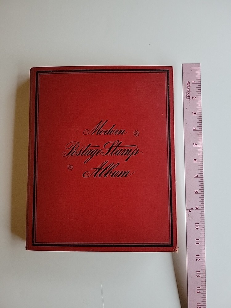 Modern Postage Stamp Album Fully Illustrated 1925 Edition