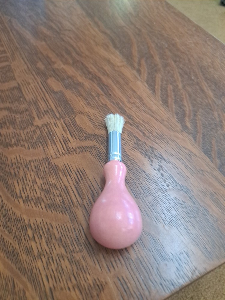 Pink Wood Handle Shaving  Makeup Brush