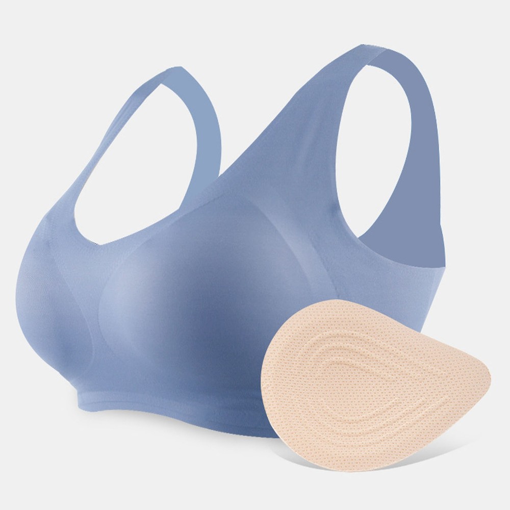 ˜Breast Form For Mastectomy Breathable Soft Cotton Triangle Prosthesis Insert