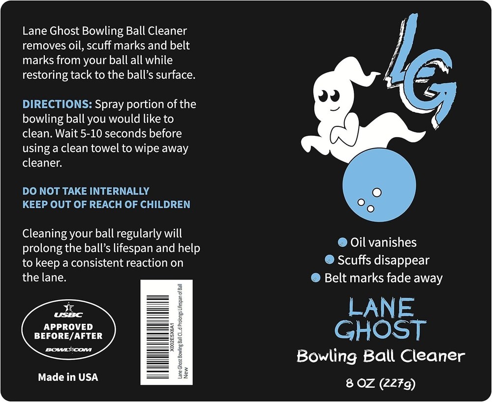 USBC Approved Bowling Ball Cleaner - 2 Pack Spray for Ultimate Performance