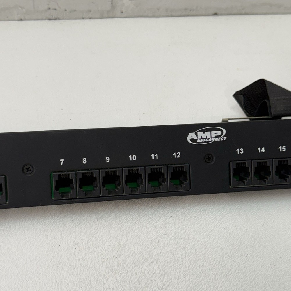 AMP Netconnect 556189-1 24-Port Single-Pair CAT 3 Cable Patch Panel