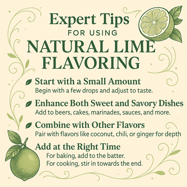 LD Carlson Natural Lime Flavoring 4 oz