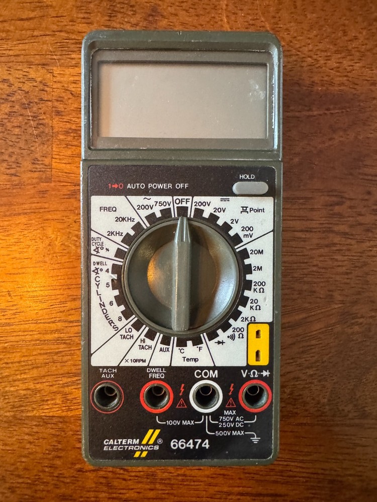 CALTERM Automotive Test Multimeter with Inductive PIckup 66474
