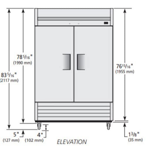 True T-49 Refrigerator