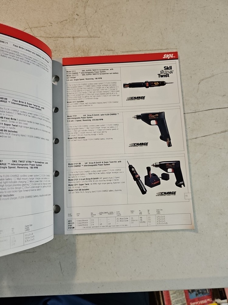 Vintage Skil Power Tool And Accessory Catalog