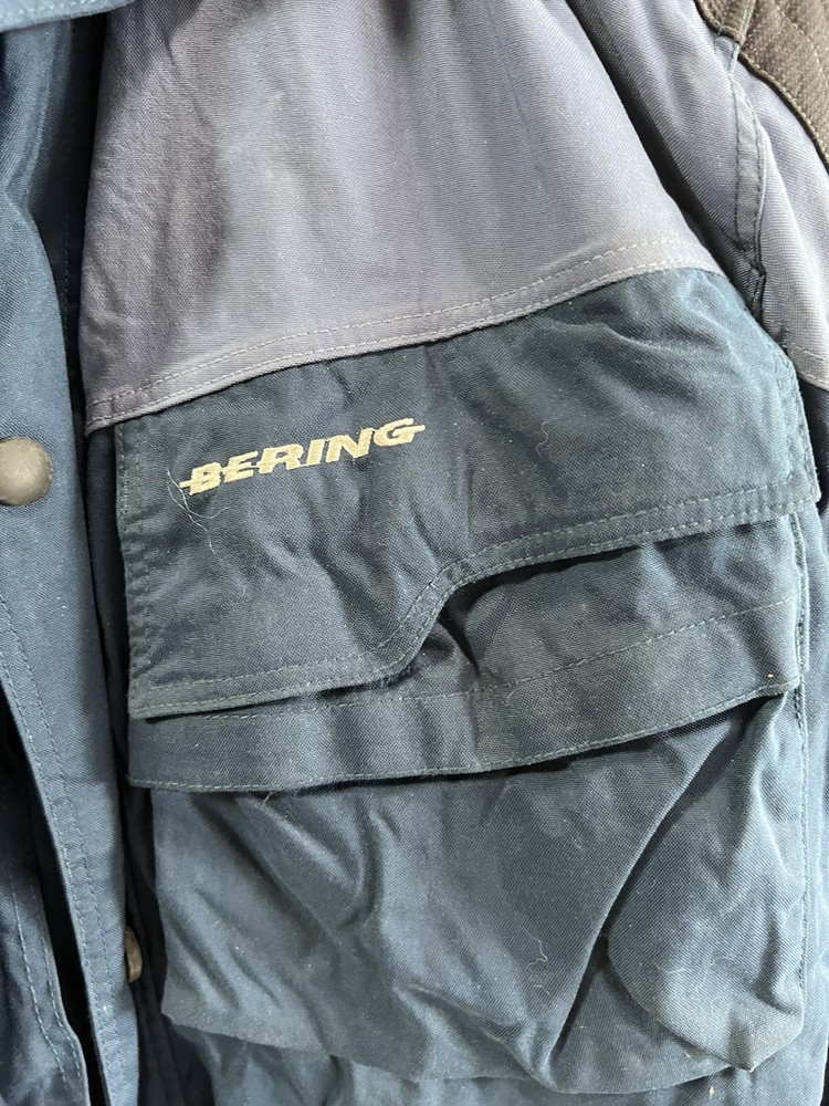 Bering motorcycle jacket XL Blue Armoured