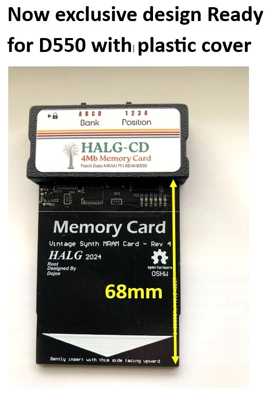 Roland D550 Memory Card with Original Patches 00-05 + PA-Decoder