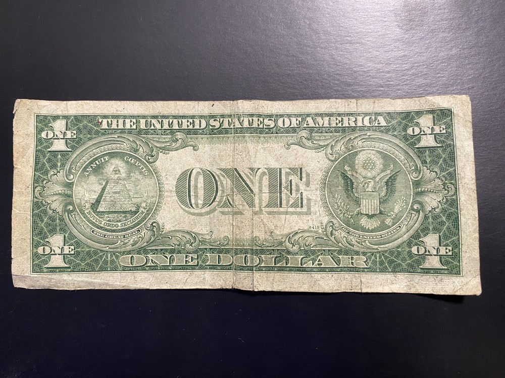 1935E RARE ERROR DOLLAR BILL SILVER CERTIFICATE