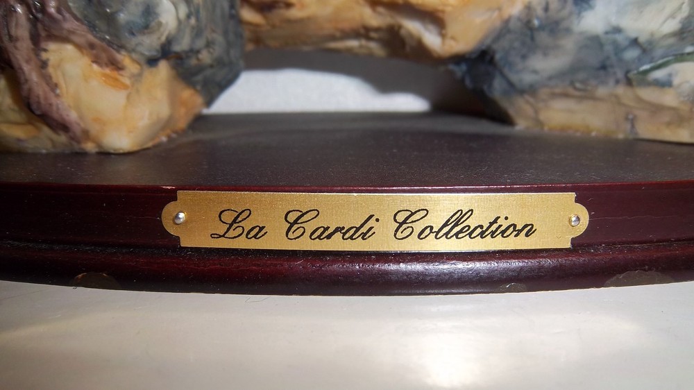 La Cardi Collection Tiger and Cubs Table/ Mantle Clock (Pg4E)