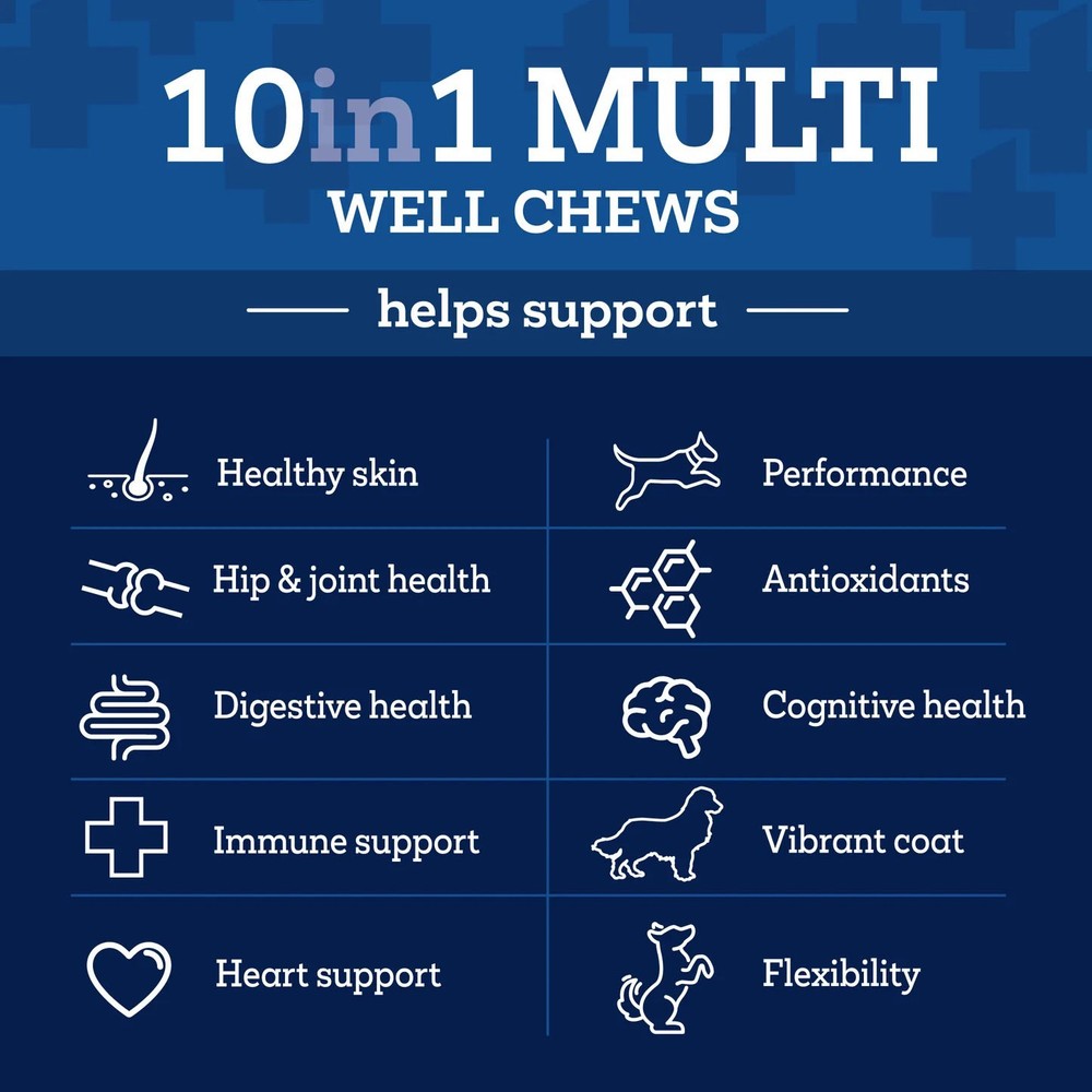Vetality 10in1 Multi Well Chews for Dogs