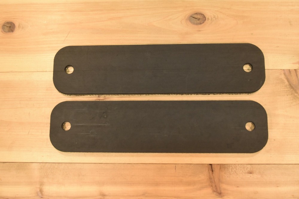 10" Rubber Shooting Target Hanging Straps 3/8" 2-ply