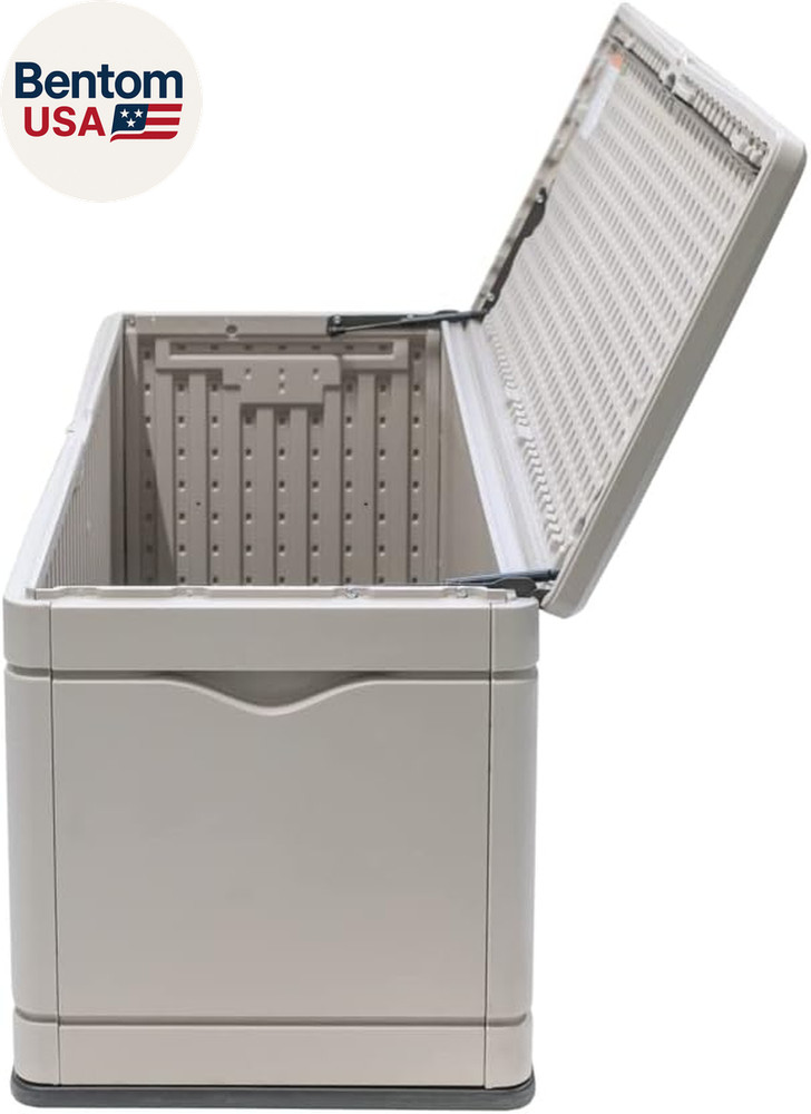 60040 Deck Box, 130 Gallon, Desert Sand