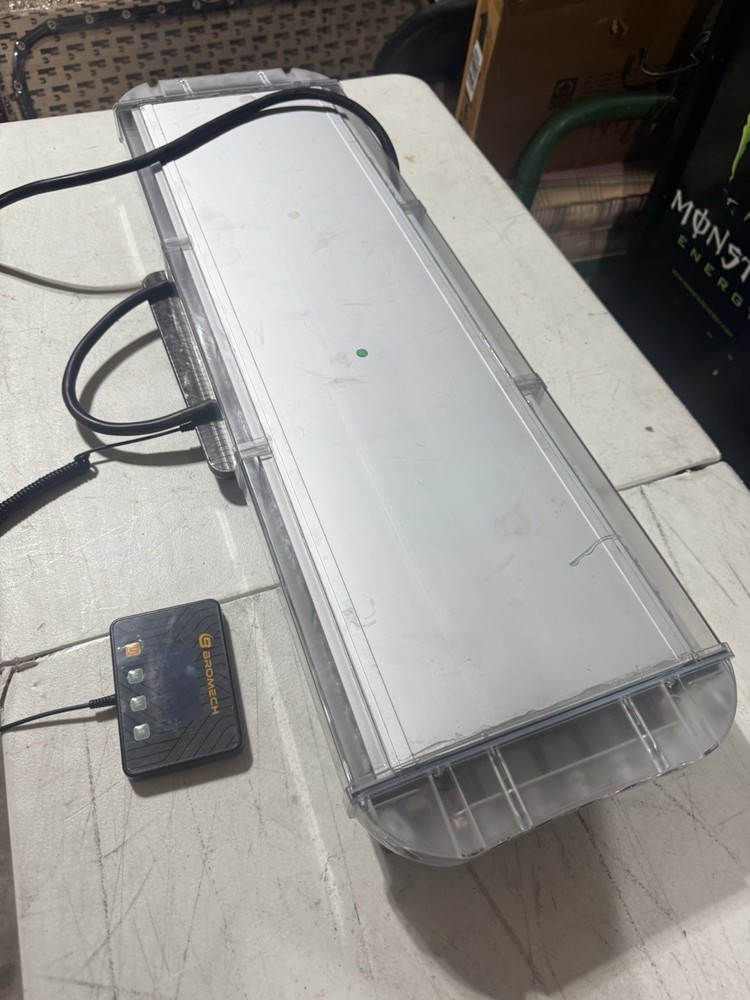 LED Equipped Light bar 36” Emergency Strobe Light White